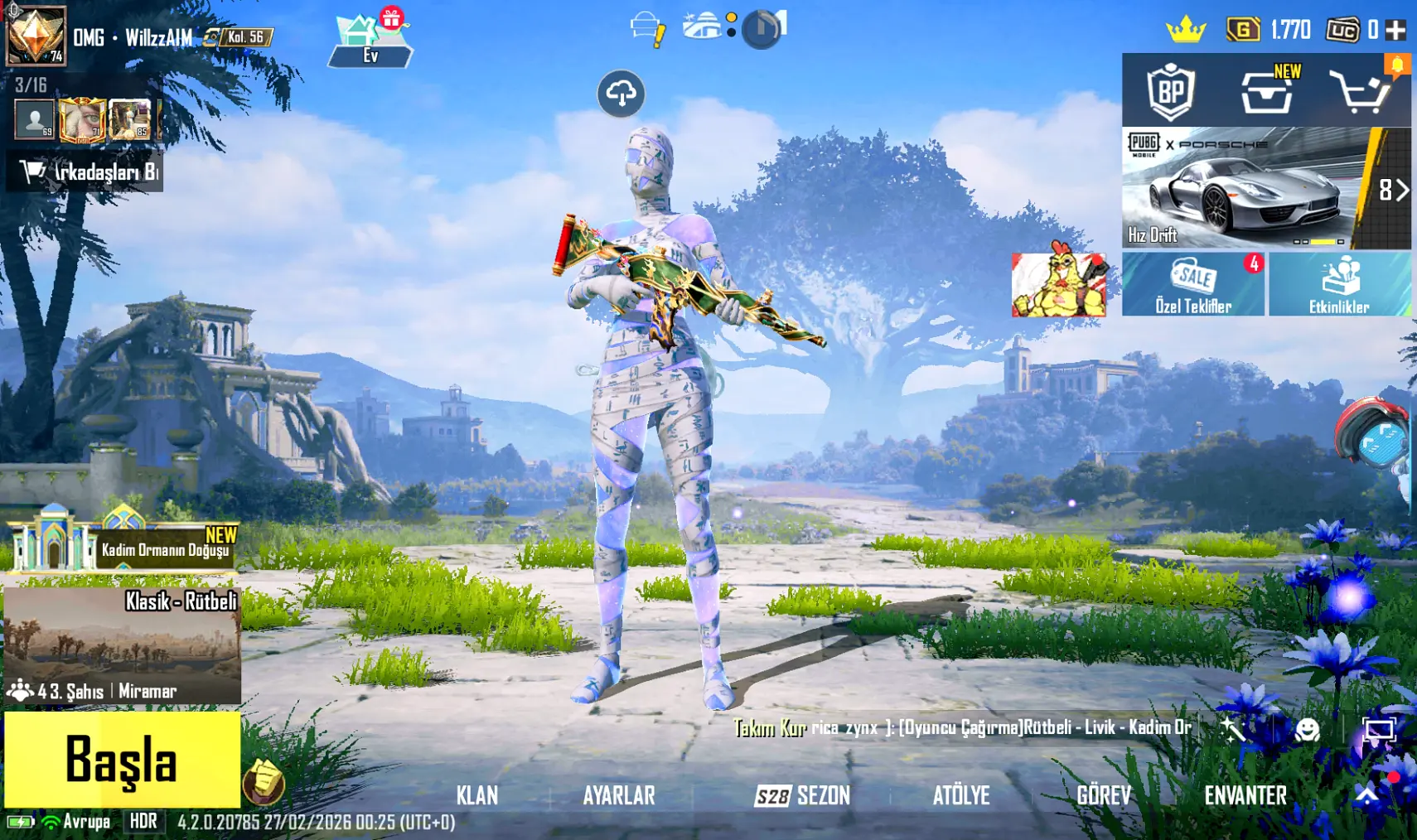 26 YÜKSELTİLEBİLİR 6 ölüm duyrulu m4 7 seviye