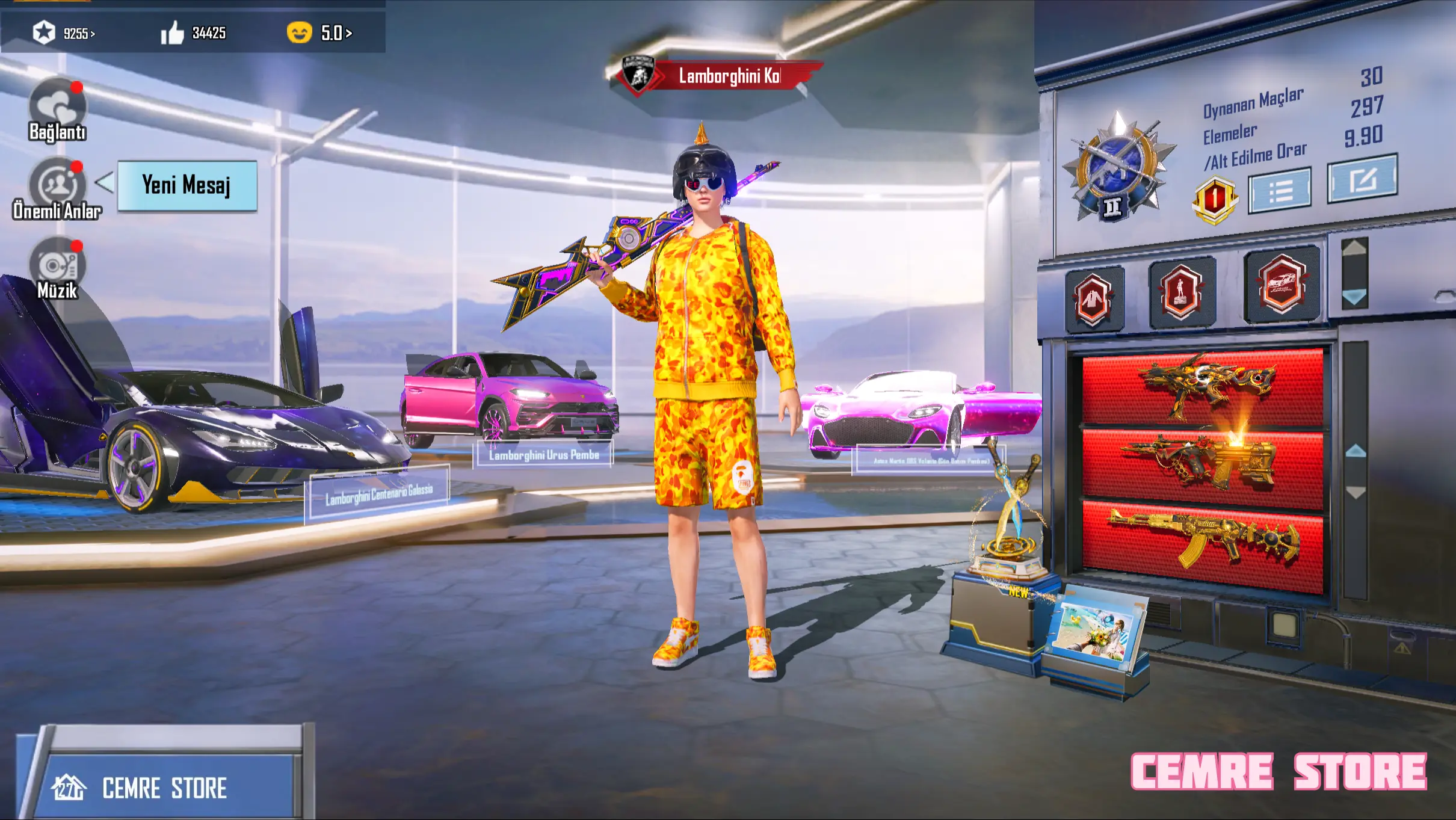 BAPE X FULL ! 105 SİLAH ! 365 DESTANSI ! 14 SPOR !