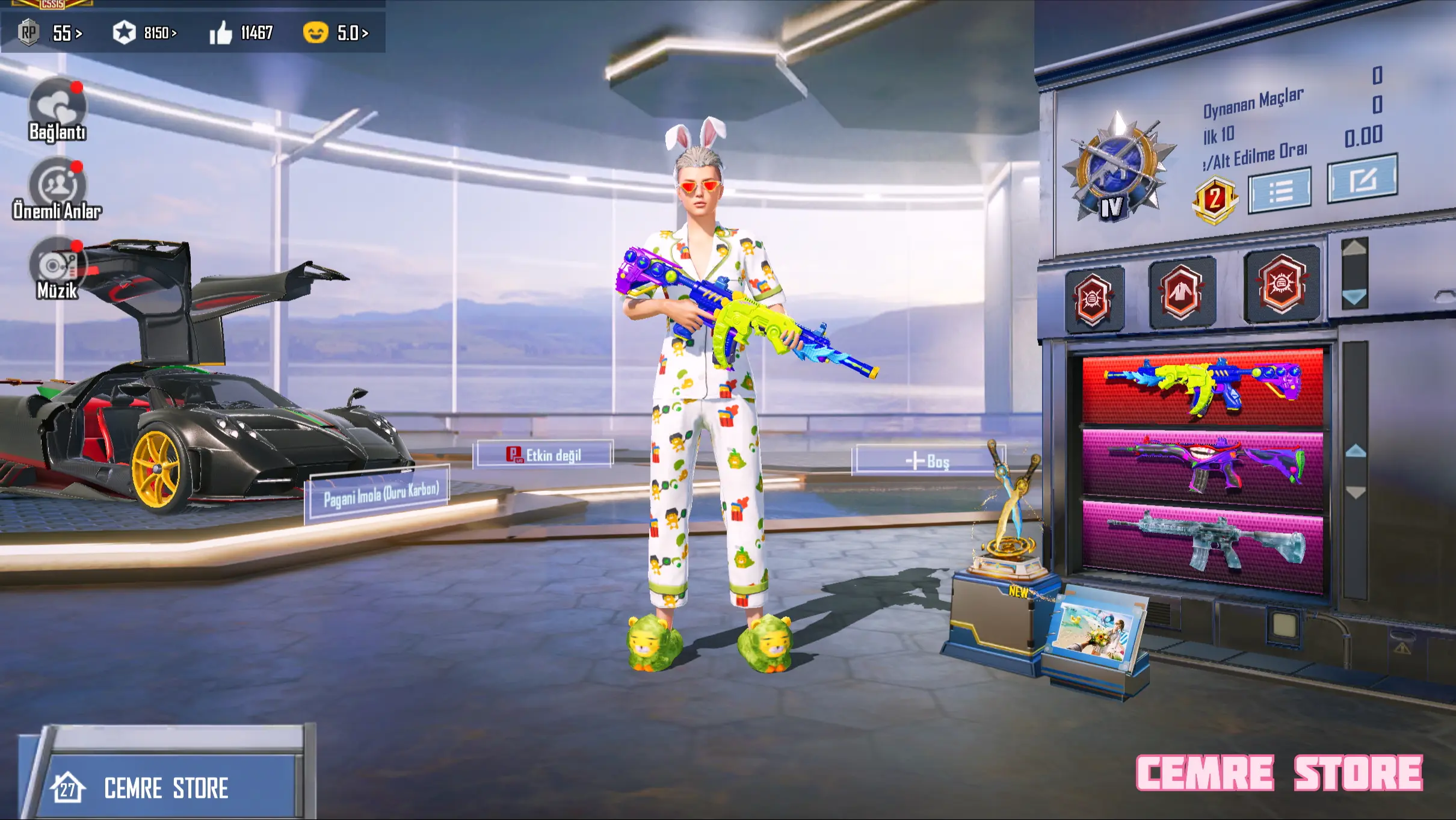 NADİRS BEBEK !! 5 M416 BİR ARADA !! 115 DESTANSI